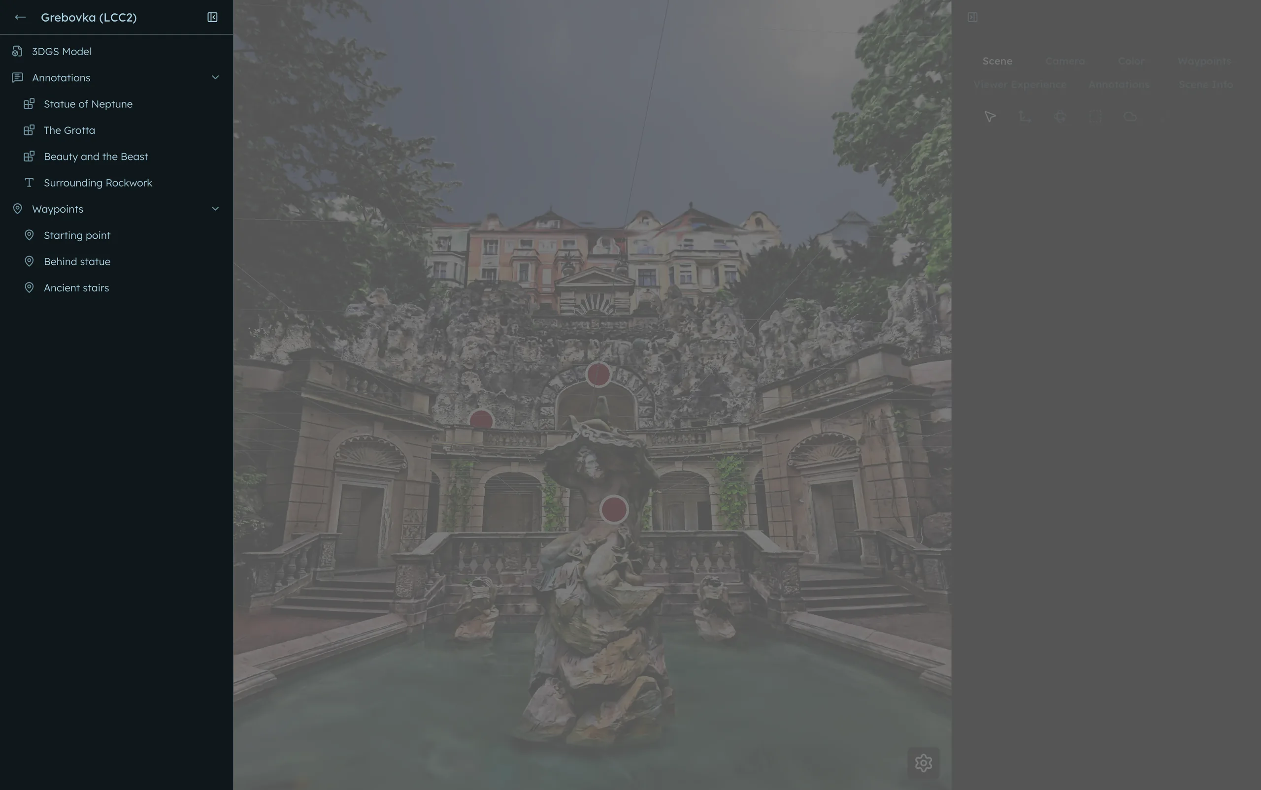 The Object Manager in the Blurry editor
